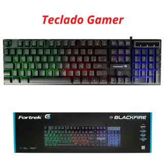 Teclado Para Computador Pc Notebook Gamer Multimidia Blackfire New