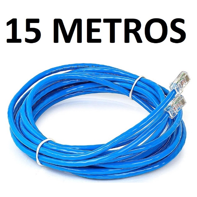 Cabo De Rede Internet Lan Rj Cat Montado Shopee Brasil