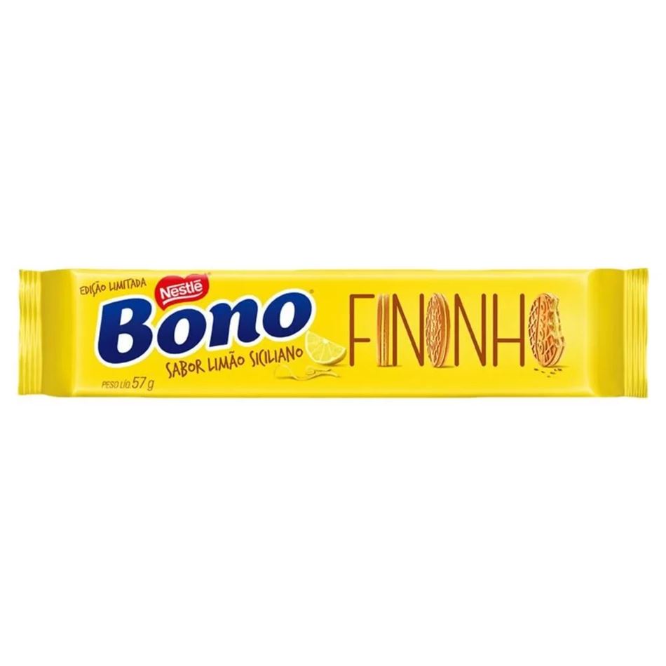 Biscoito Bono Fininho Limão Siciliano 57gr Nestle Shopee Brasil