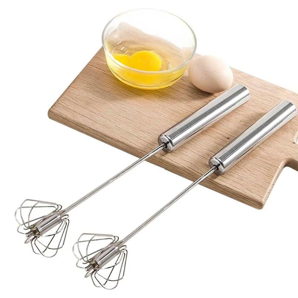 Batedor Misturador Mixer De Ovos Semi Autom Tico Em A O Inox Shopee