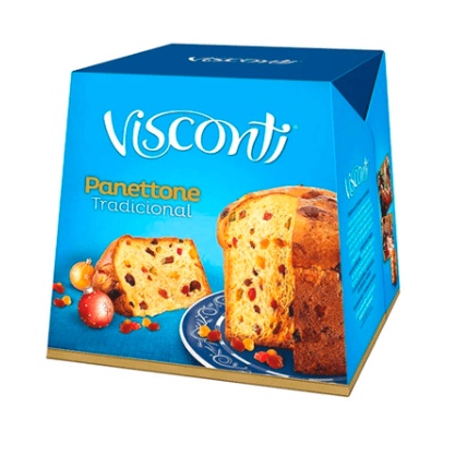 Panettone Frutas Cristalizadas G Visconti Shopee Brasil