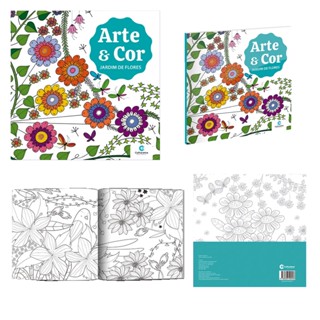 Kit Livros De Arteterapia Arte E Cor Livros Colorir Para Adultos