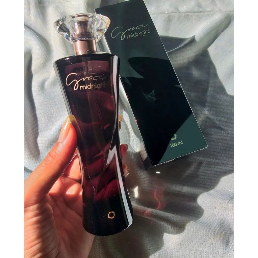 PERFUME FEMININO GRACE MIDNIGHT HINODE 100ML Shopee Brasil