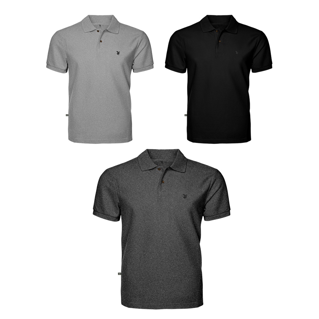 Plus Size Kit 03 Camisa Gola Polo Masculina G1 A G4 Bordado Shopee Brasil