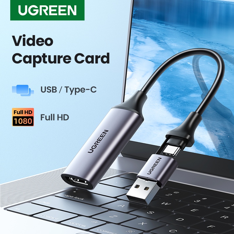 Placa De Captura De Vídeo UGREEN HDMI 4K Para USB Tipo C Caixa De