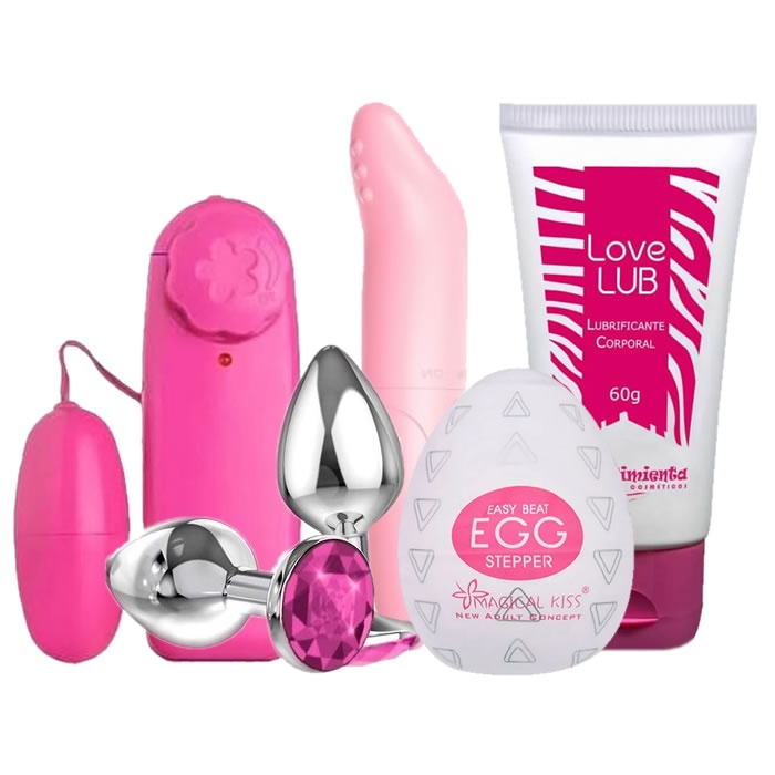 Vibrador Feminino Plug Anal P Lubrificante Masturbador Masculino