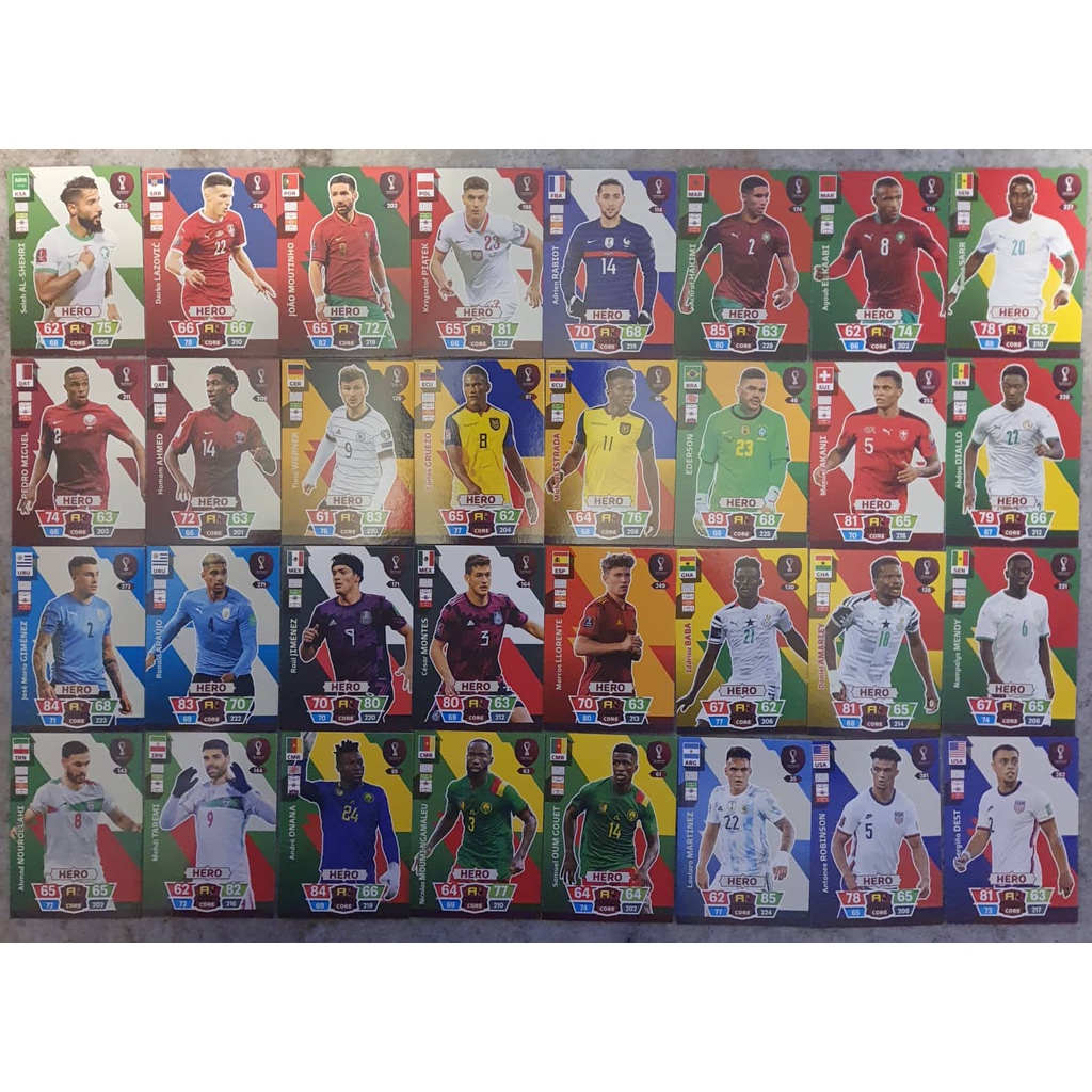 Card Copa Do Mundo Hero Panini Adrenalyn Shopee Brasil