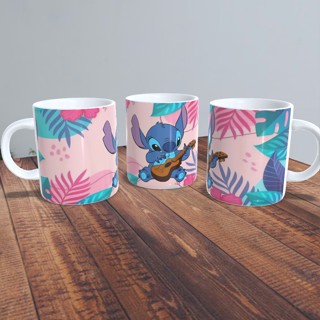 Caneca Personalizada Stitch Lilo Xicara Ceramica Nome Personagem