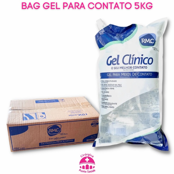 Gel Condutor Incolor Bag 5Kg RMC Shopee Brasil