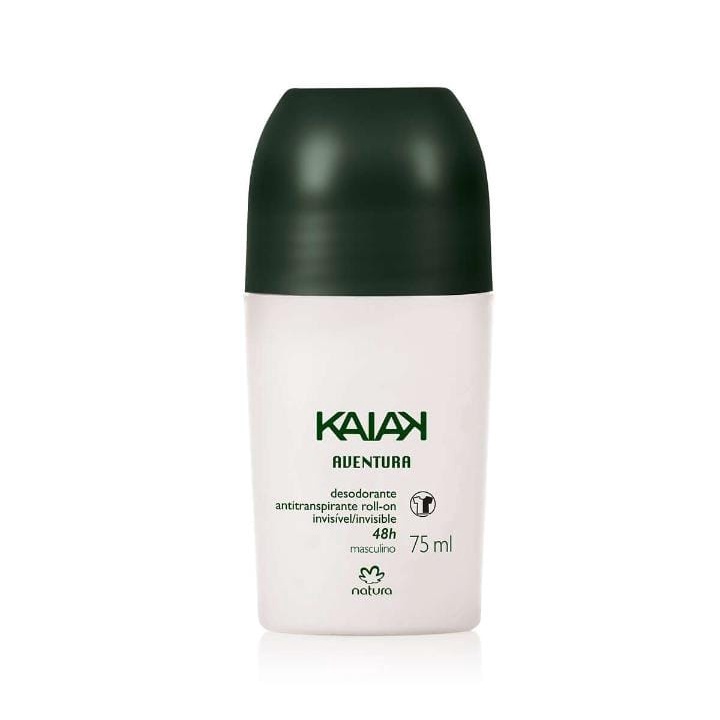 Desodorante Antitranspirante Masculino Roll On Kaiak Natura 75ml