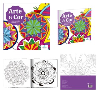 Kit Livros De Arteterapia Arte E Cor Livros Colorir Para Adultos