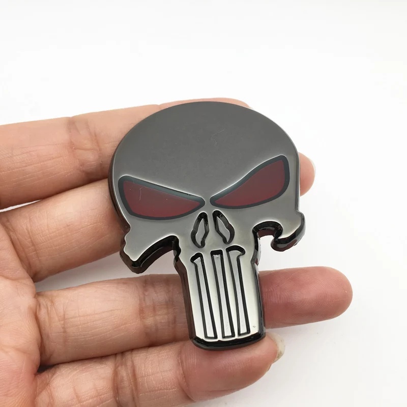 Emblema Adesivo Metal D Caveira Punisher Justiceiro Shopee Brasil