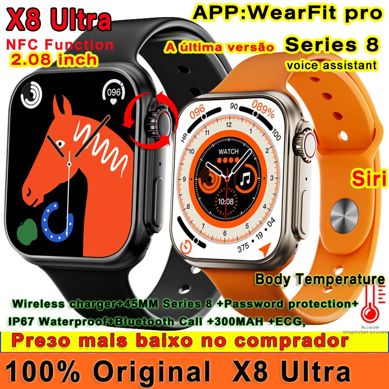 Rel Gio Original X Ultra Smart Watch Series Nfc Monitor De