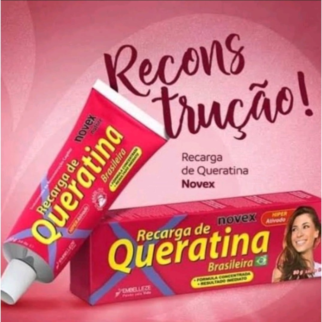 Recarga De Queratina Novex G Shopee Brasil