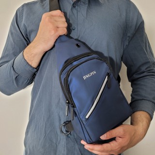 Mochila Pochete Imperme Vel Mini Bolsa Transversal Faixa Refletiva