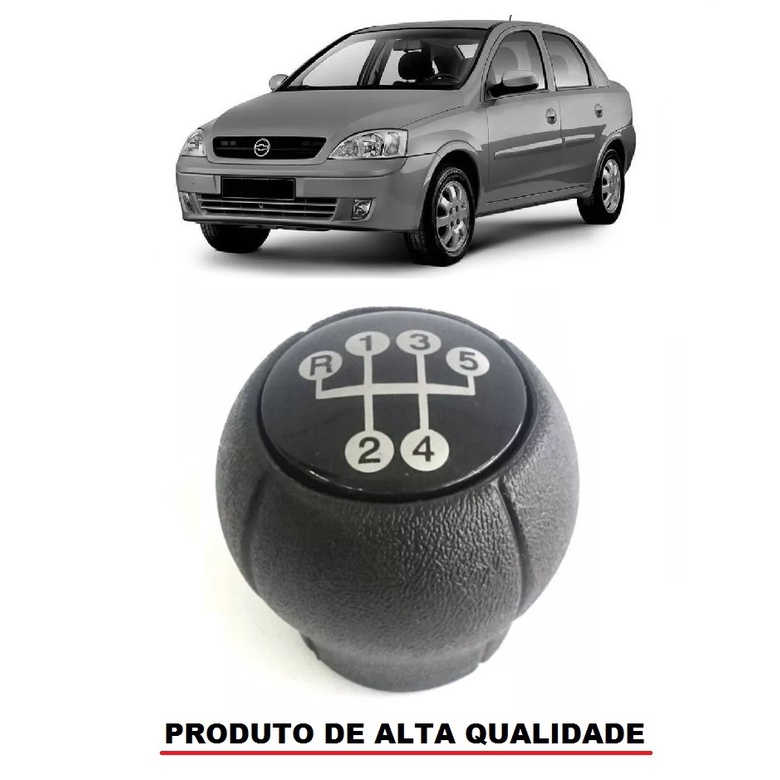 Manopla Bola De Cambio 5 Marchas Linha Gm Corsa Sedan Shopee Brasil