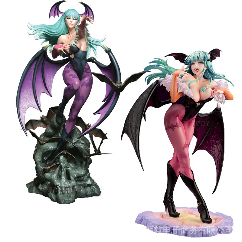 Cm Darkstalkers Bishoujo Morrigan Aensland Sexy Anime Figura Vampiro