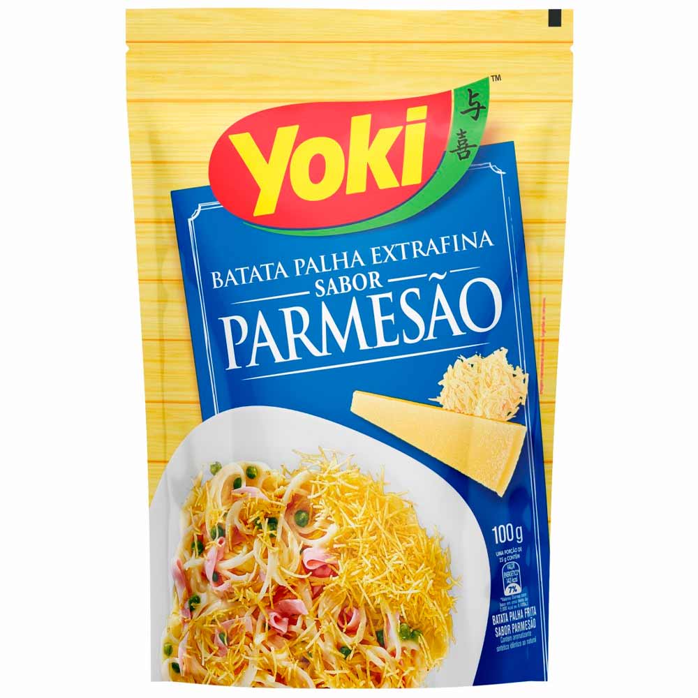 Batata Palha Extrafina Sabor Parmesão 100g Yoki Shopee Brasil