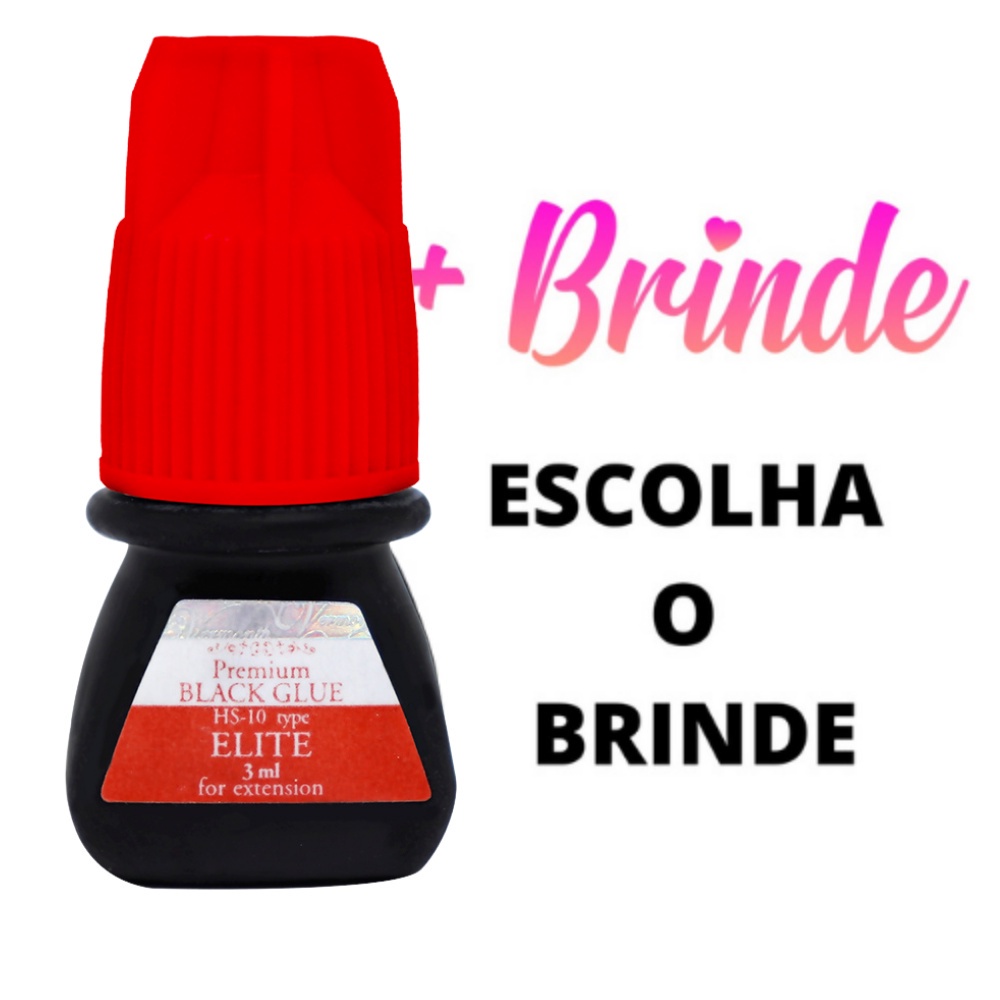 Cola Adesivo Premium Elite Black Glue Anvisa Original HS16 HS10