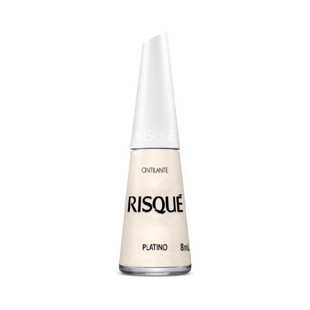 Esmalte Cintilante Platino Risque 8ml Shopee Brasil