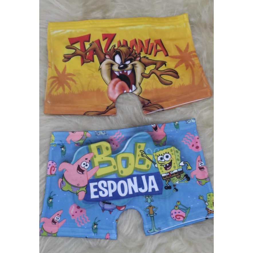 Cueca Boxer Box Infantil Sublimada Atacado Lingerie Cod Shopee