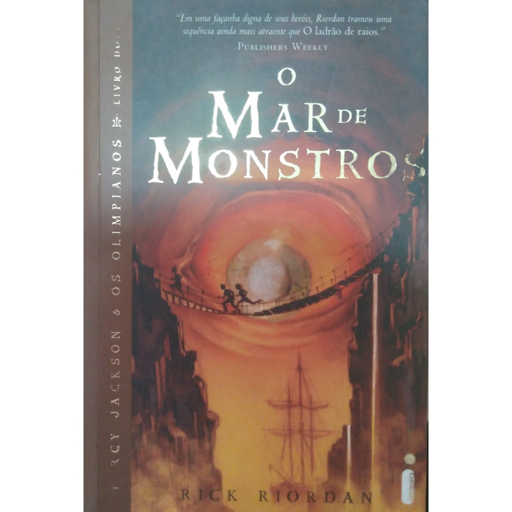 Percy Jackson E Os Olimpiano O Mar De Monstros Rick Riordan Shopee