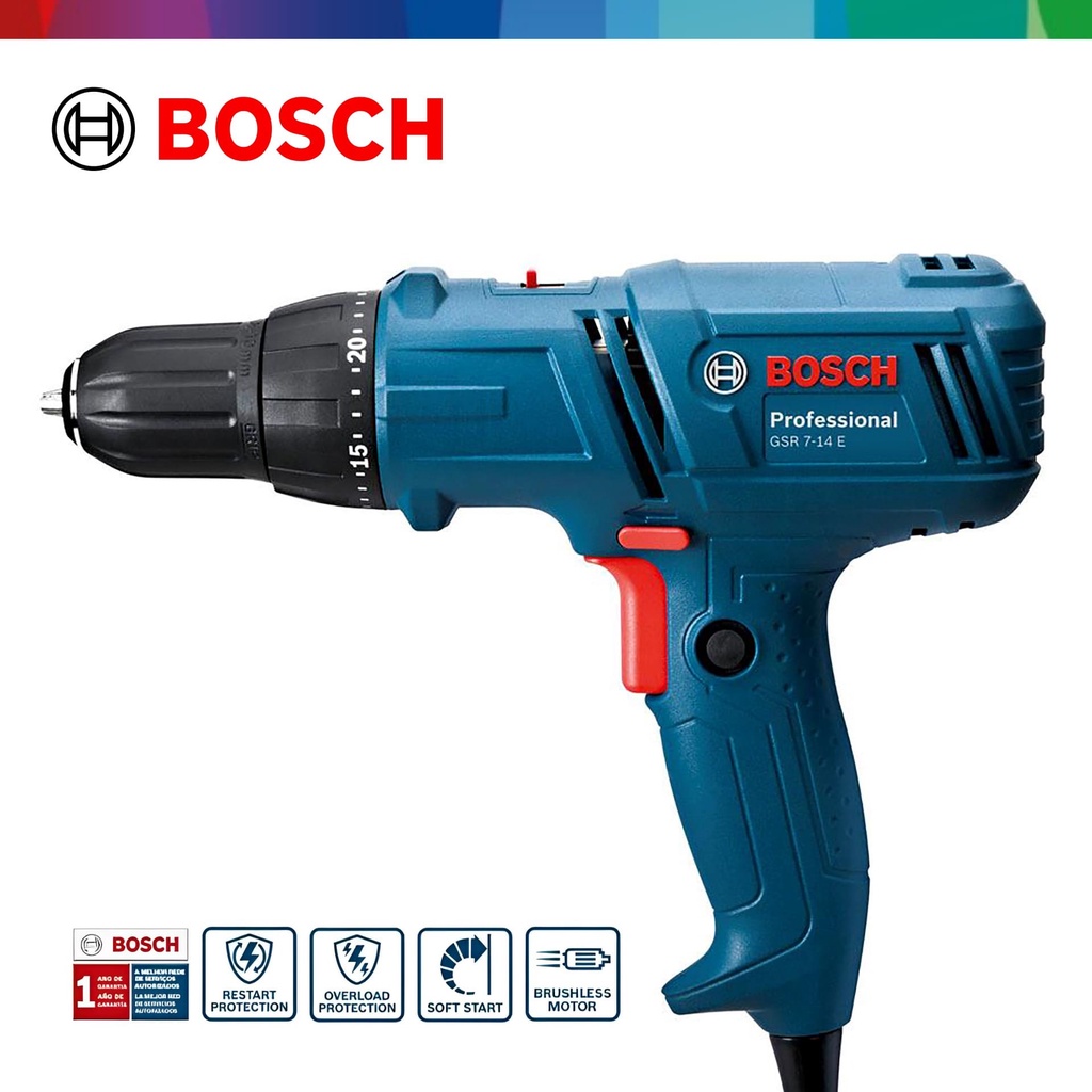 Parafusadeira Furadeira Bosch Gsr E W V Shopee Brasil