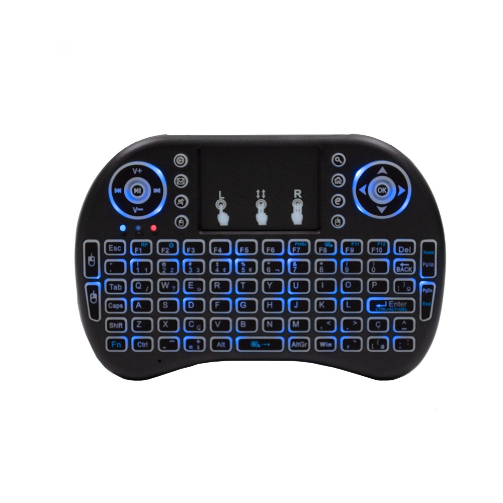 Mini Teclado Controle Sem Fio Para Smart Tv Tv Box Pc Shopee Brasil