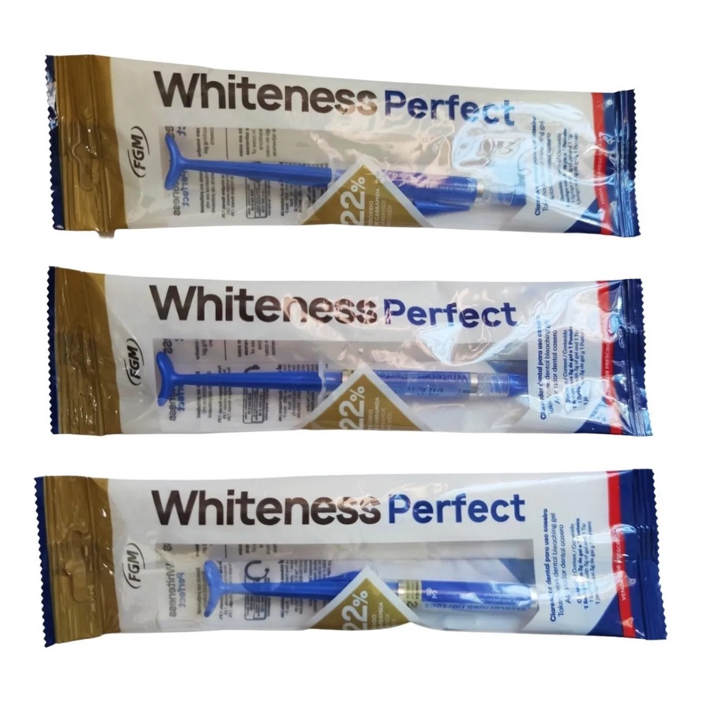 03 Bisnaga Clareamento Dental Gel Whiteness Perfect Fgm Shopee Brasil