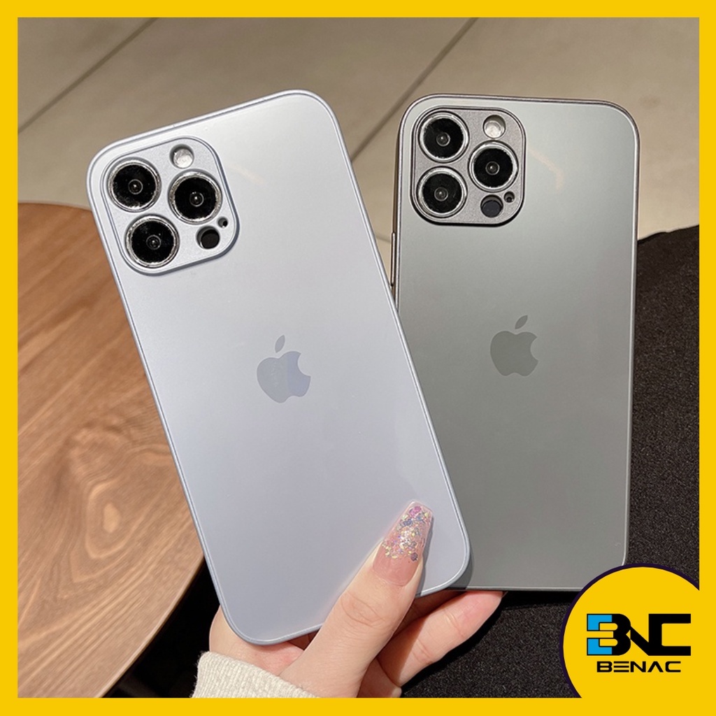 Nova Case De Vidro Temperado Adequada Para For Iphone Xs