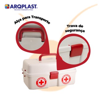 Kit Caixas Maletas Primeiros Socorros Medicamentos Shopee Brasil