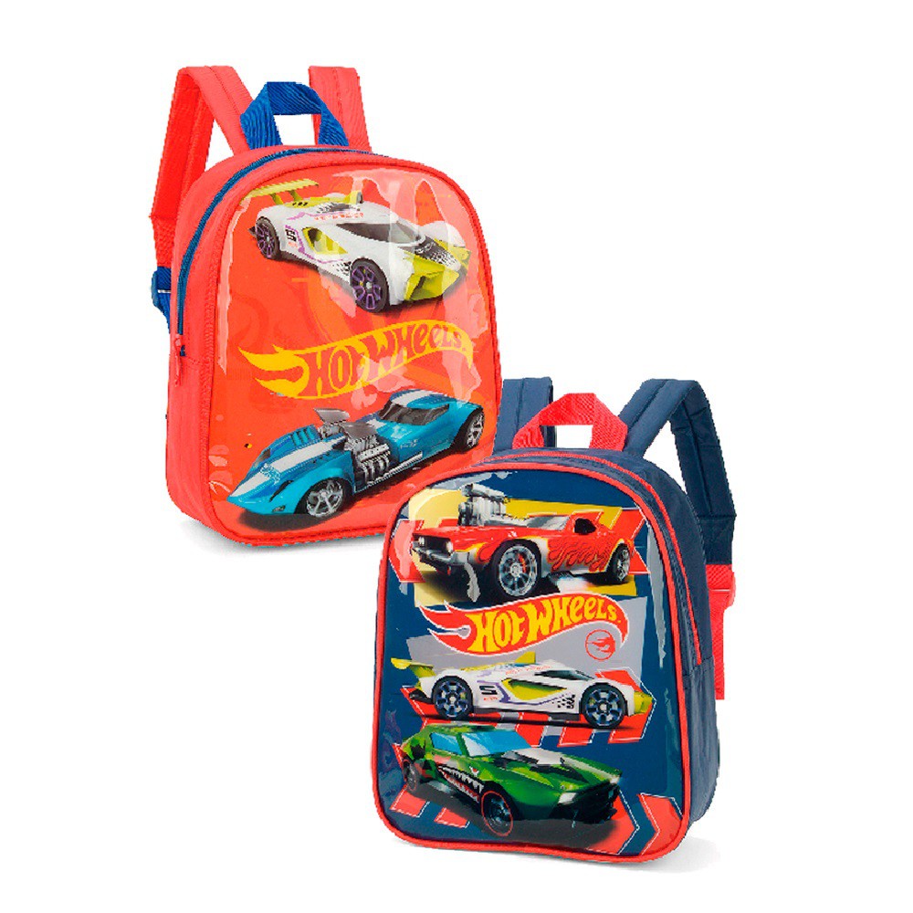 Mochila De Costas Pequena Hot Wheels LUXCEL Shopee Brasil