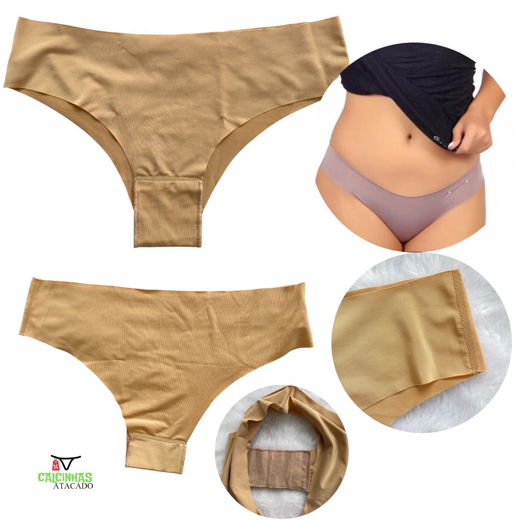 Kit 6 Calcinha Segunda Pele Anti Marca Lingerie Atacado Pronta Entrega