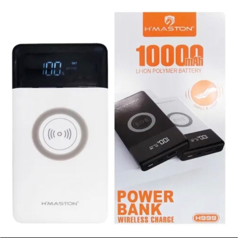 Power Bank Carregamento Por Indução 10000 Mah Hmaston Shopee Brasil