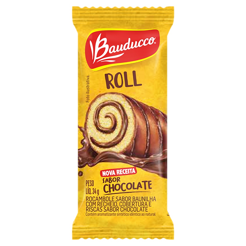 Bolinho Roll Cake Bauducco G Shopee Brasil