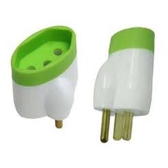 Plug Adaptador Reverso 2p T 15a 250v P Pino Chato Daneva Shopee Brasil