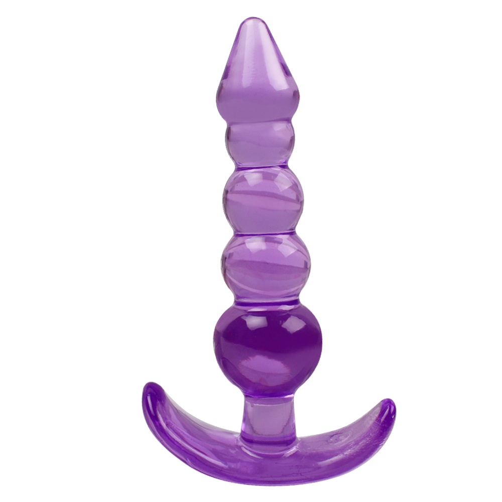 Plug Anal Silicone Esferas Escalonadas Roxo Shopee Brasil