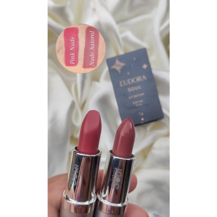 Kit Presente Natal Soul Kiss Me Matte Pink Nude Nude Autoral