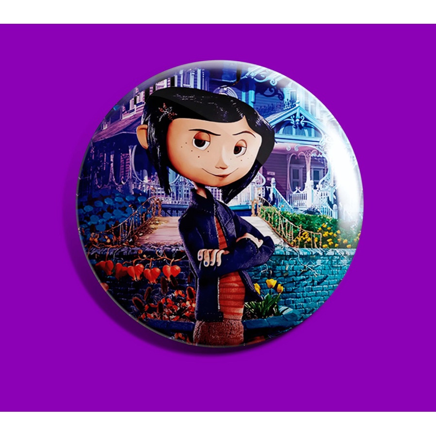 Botton Coraline Bottom De Filmes Botom De Series Boton De Filme Broche