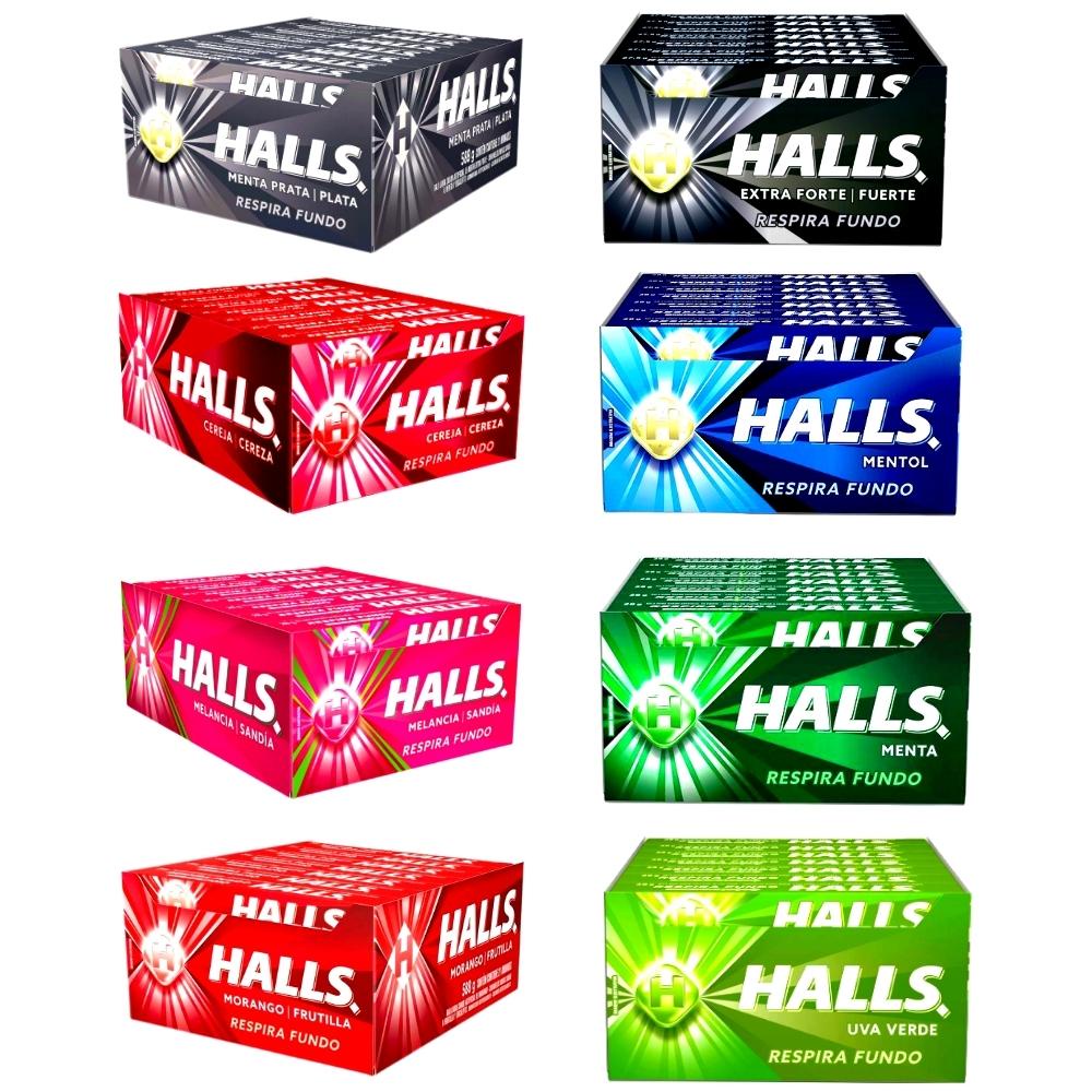 Caixa De Bala Halls Mondelez Cx C Un Shopee Brasil