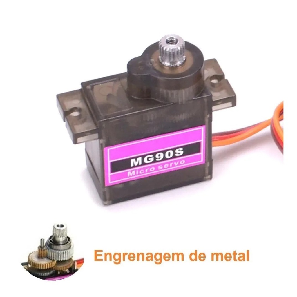 Micro Servo Tower Pro Mg S Metal Torque Kg Shopee Brasil