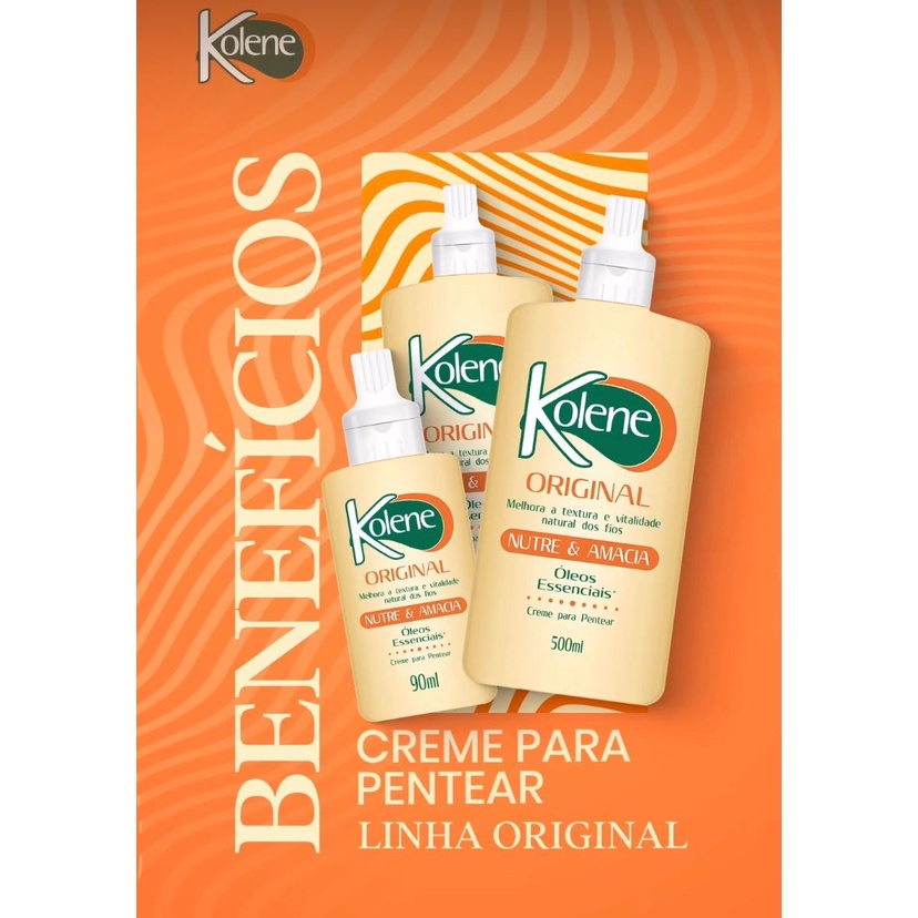 Creme Para Pentear Kolene Original Ml Shopee Brasil