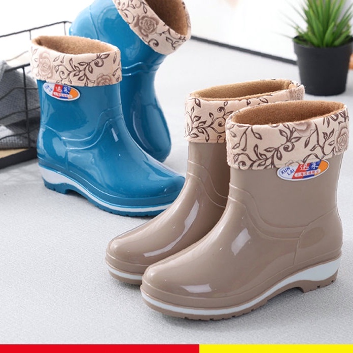 Quatro Esta Es Botas De Chuva De Algod O Femininas Tubo Quente Para