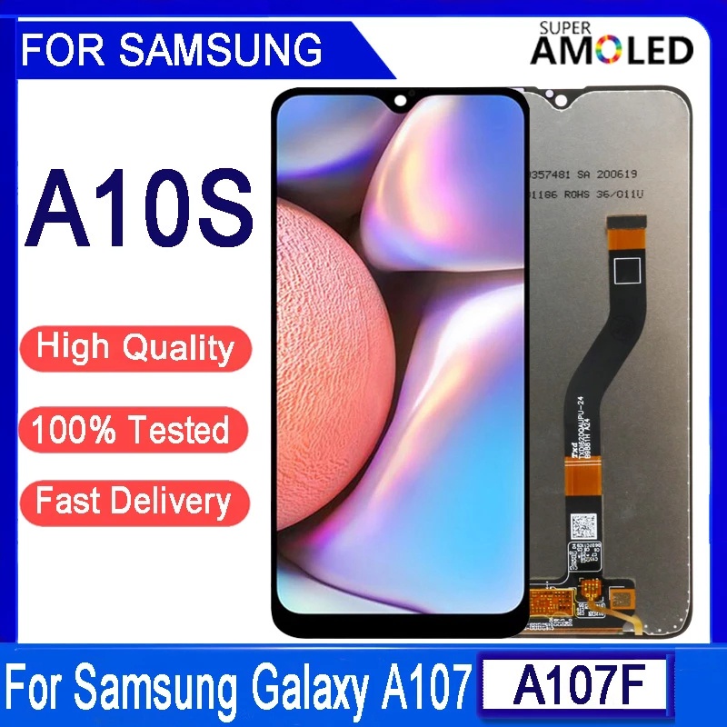 Tela Frontal Display SAMSUNG Galaxy A10s LCD Touch Completo Compatível