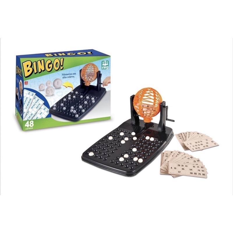 Brinquedo Jogo De Bingo 48 Cartelas Shopee Brasil