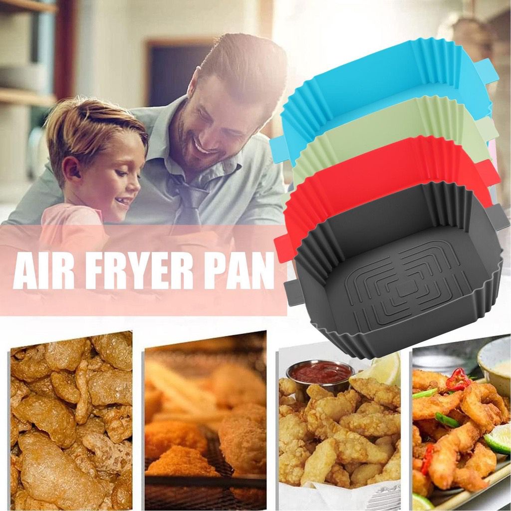 Panela Forma Bandeja Cesta De Silicone P Airfryer Quadrada Shopee Brasil