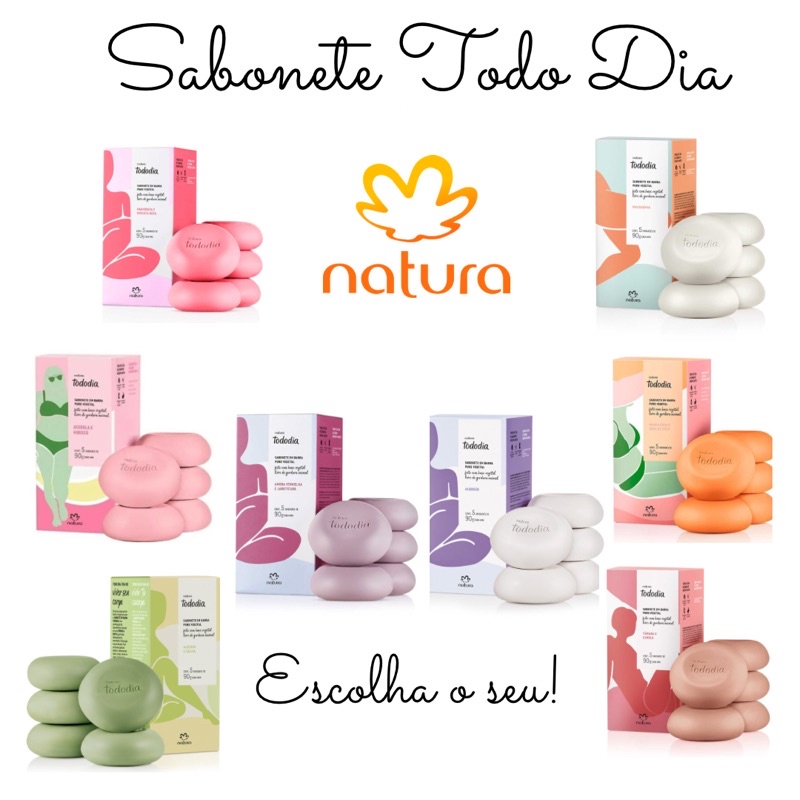 Caixa De Sabonetes Natura Tododia Unidades G Cada Shopee Brasil