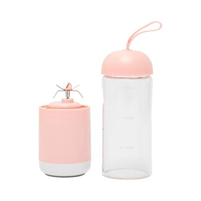 Liquidificador Portátil Tomate Maz 007 330 Ml Con Usb Rosa E Jarra De