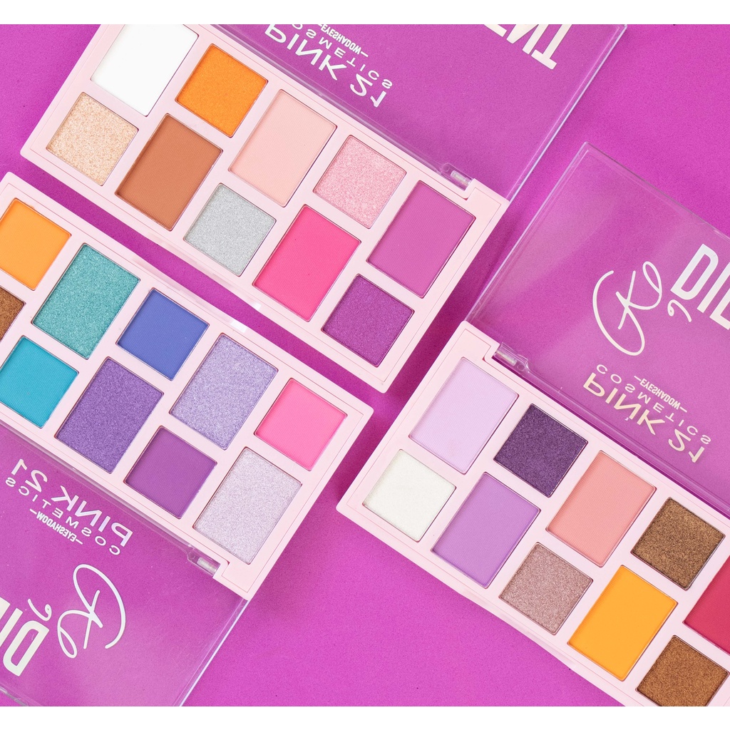 Paleta De Sombras Cores Pink Be Different Shopee Brasil