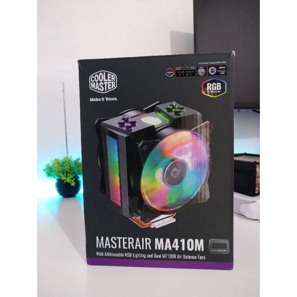 Cooler Para Processador AirCooler Master Masterair Ma410M RGB 120mm